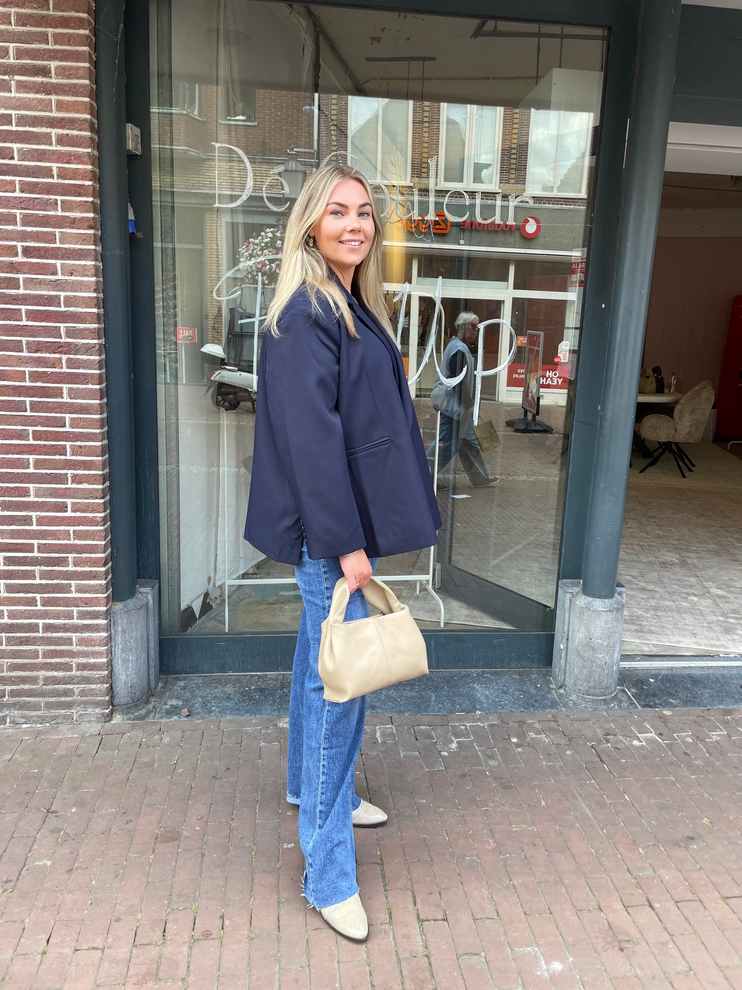 OVERSIZED BLAZER | AMBIKA NAVY