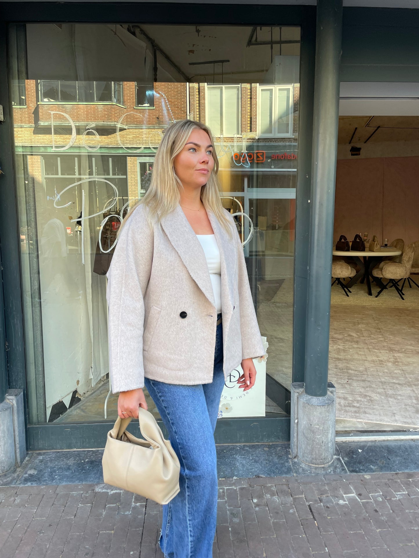 LAJOLY WOOL COAT | BEIGE