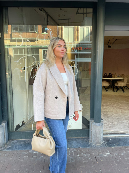LAJOLY WOOL COAT | BEIGE
