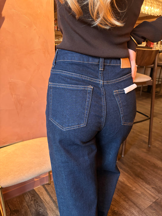 QUEEN HEARTS JEANS TALL DONKERBLAUW