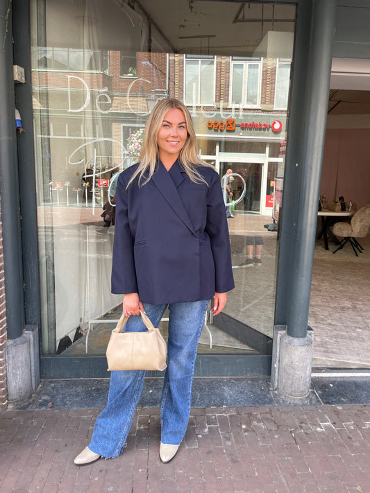 OVERSIZED BLAZER | AMBIKA NAVY