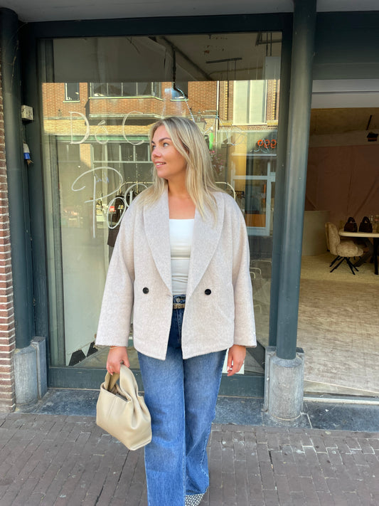 LAJOLY WOOL COAT | BEIGE
