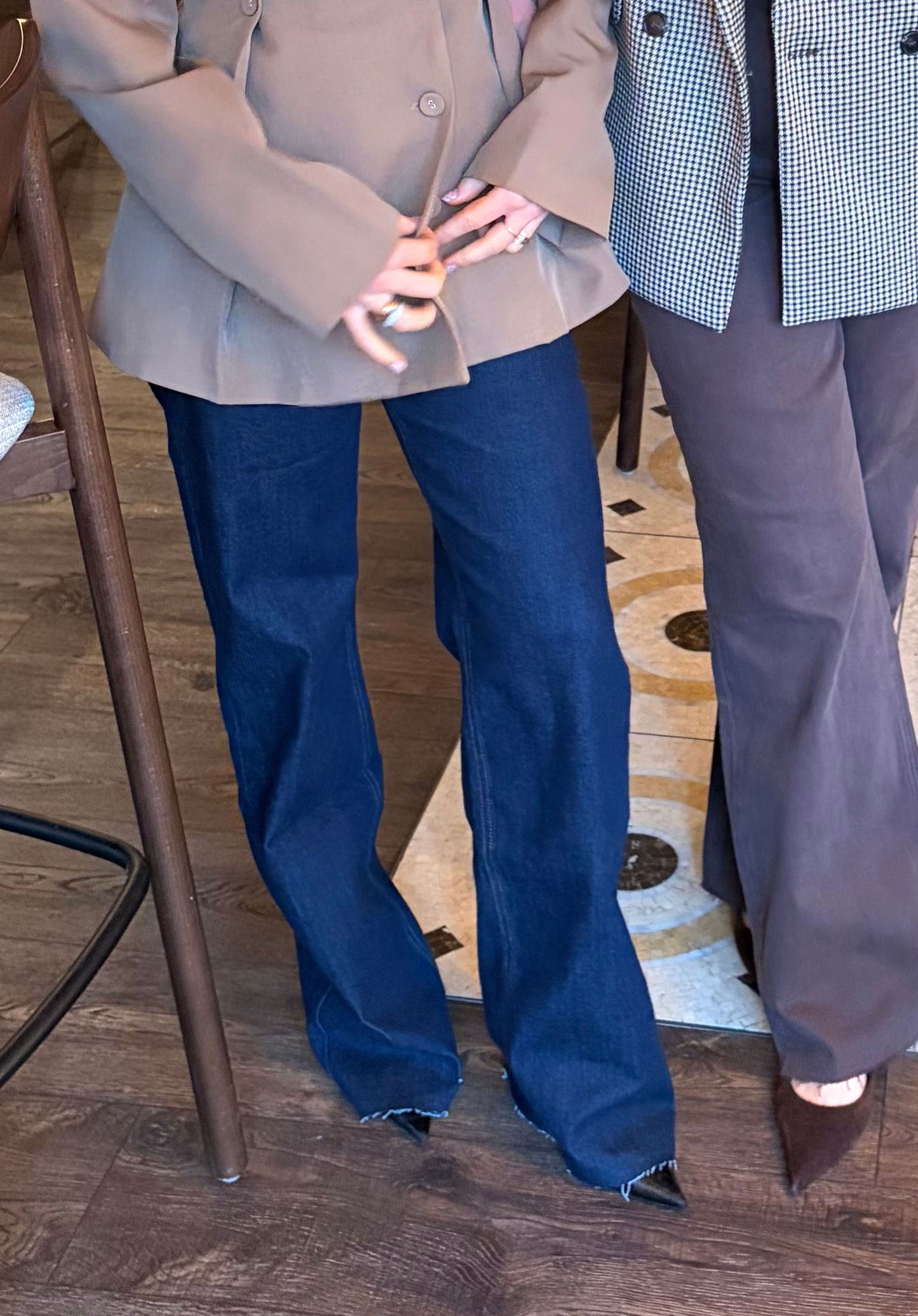 QUEEN HEARTS JEANS TALL DONKERBLAUW