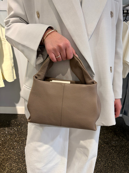 POLLY LEREN TAS | BEIGE