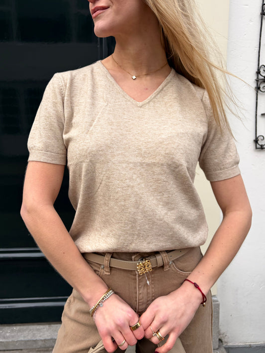 LUNA BASIC TOP | BEIGE