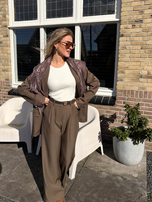 GRIS AMBIKA PANTALON | KAKI EN BRUIN