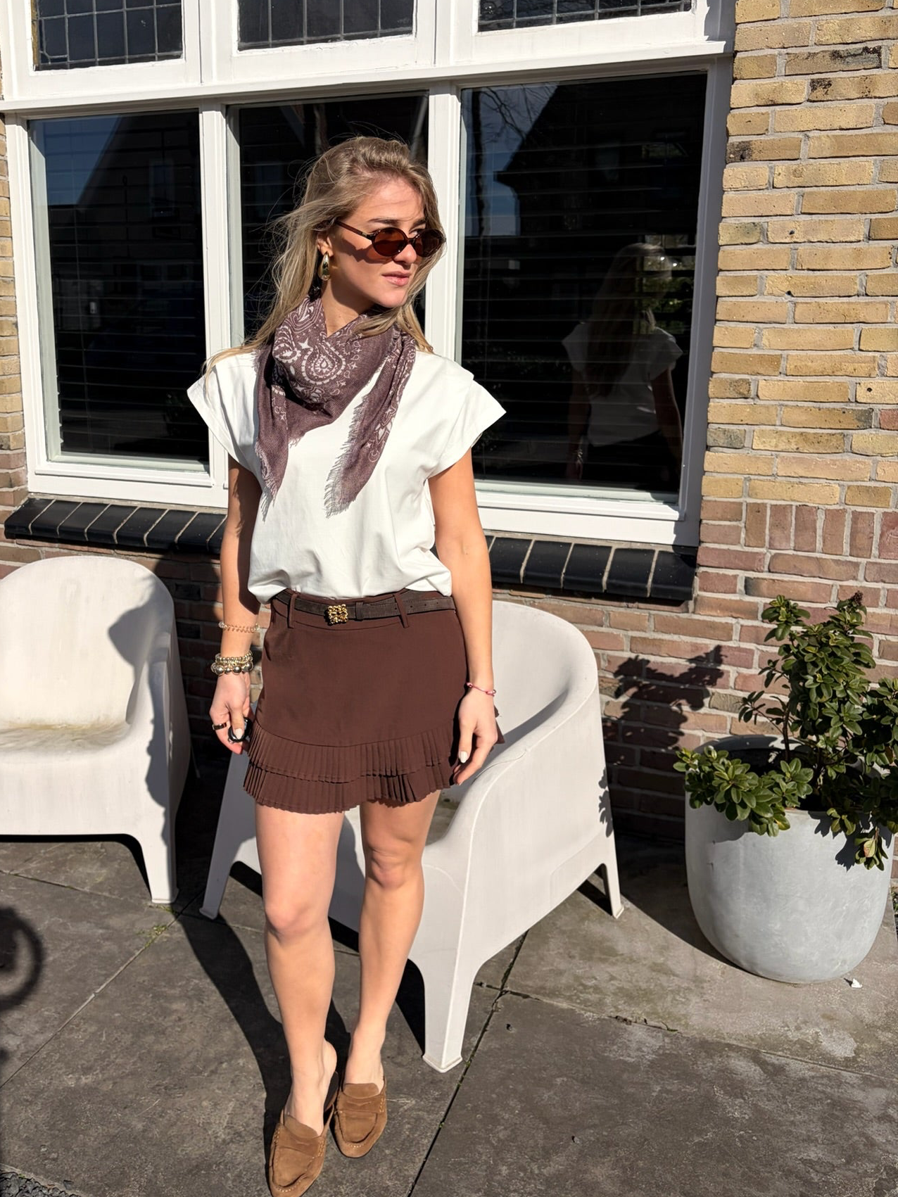 JILL SKORT RUFFLE | BRUIN